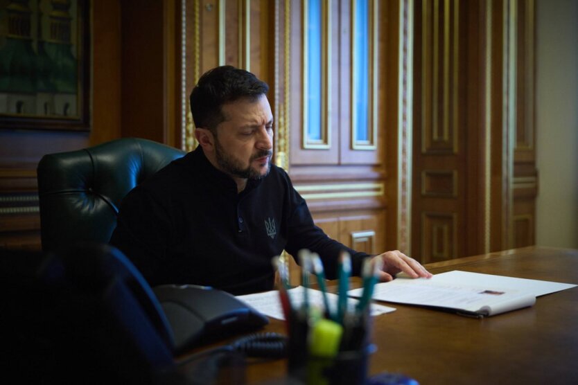 Zelensky with the Secretary of State of the Vatican