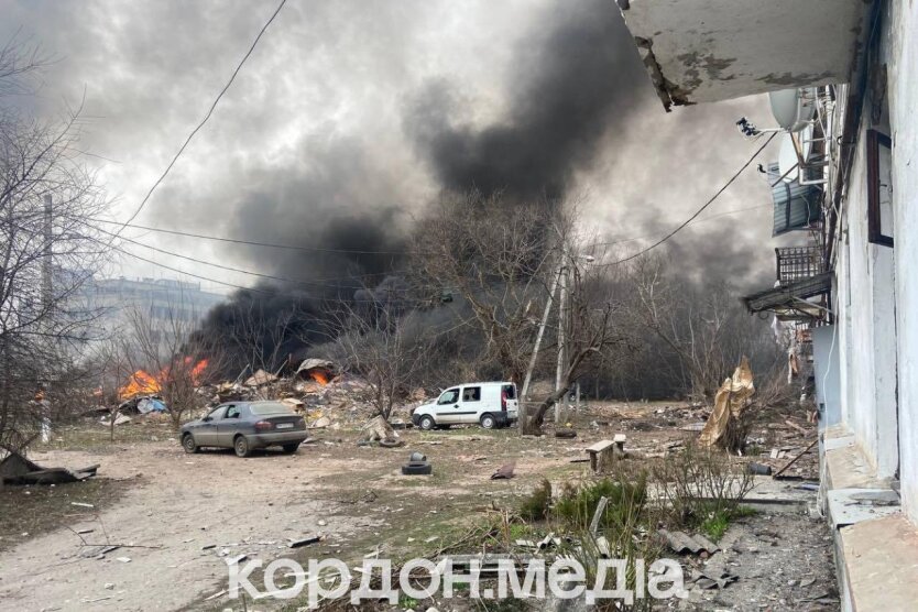 Пострадавшие в результате ракетного удара. Дети среди пострадавших