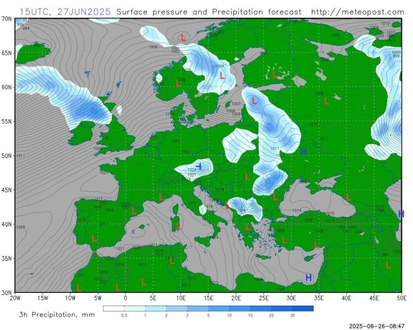 Der Sommer macht eine Pause: Didenko warnte vor Wetteränderungen am Wochenende