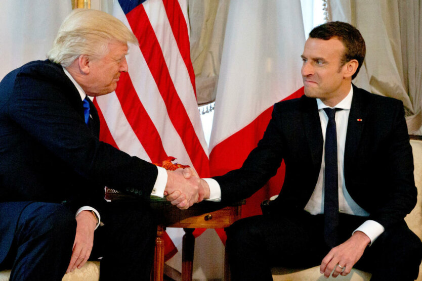 Trump and Macron discuss the war